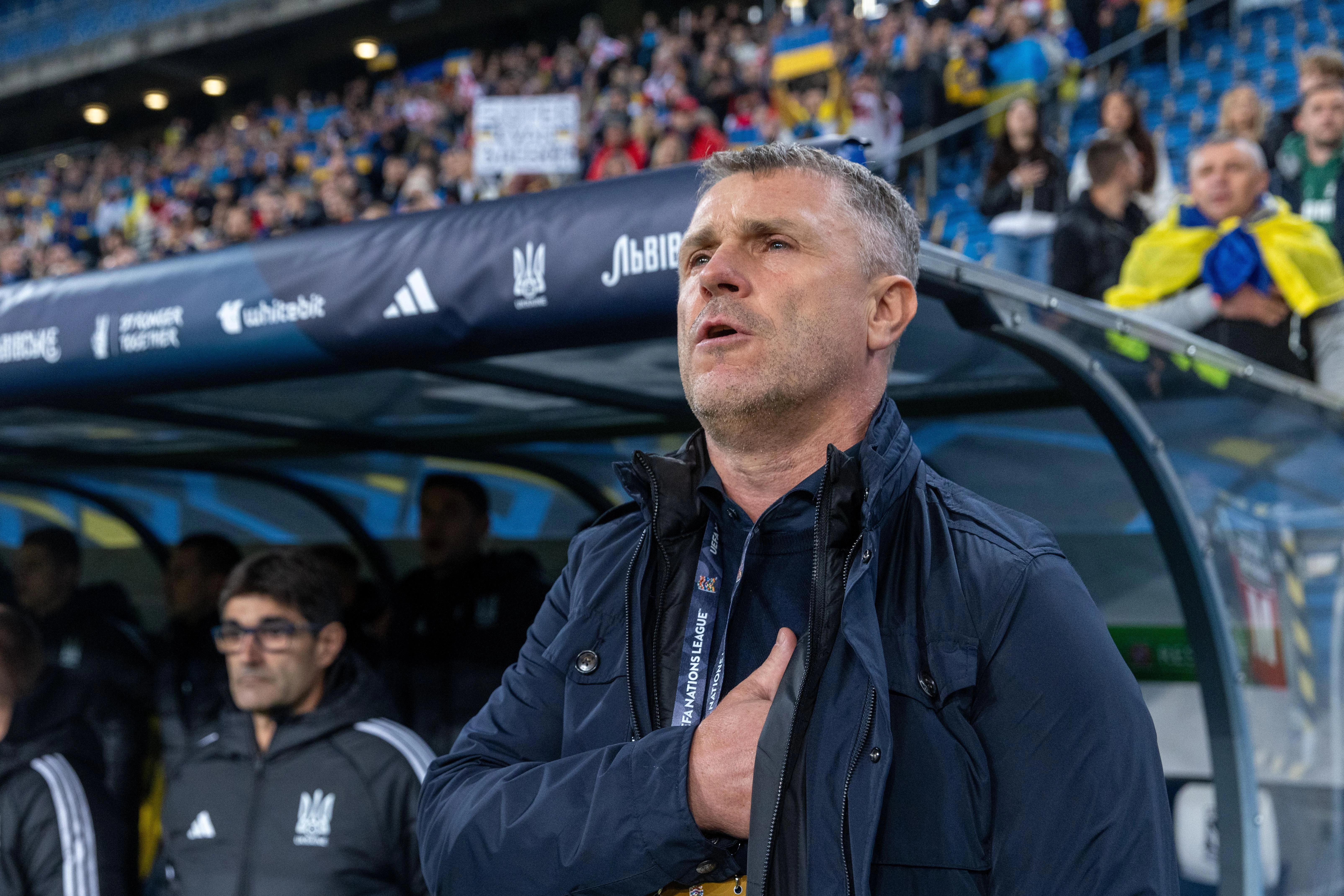 Ребров оголосив заявкку на матч з Ісландією